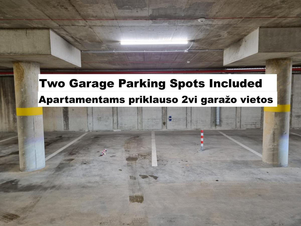 2 Bedroom Apt, 2 Garage Spots & Balconies, Self Check-In, By Cohost Druskininkai Bagian luar foto